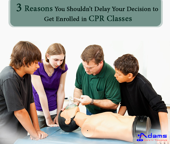 Enrol in CPR Classes