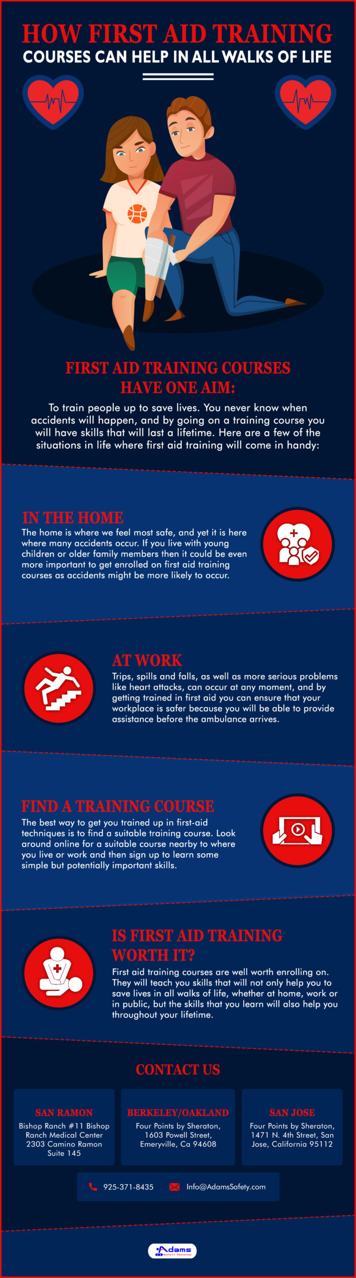 HOW FIRST AID TRAINING COURSES CAN HELP IN ALL WALKS OF LIFE [INFOGRAPHIC]