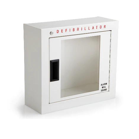 WALL MOUNTED ALARMED METAL AED CABINET BASIC